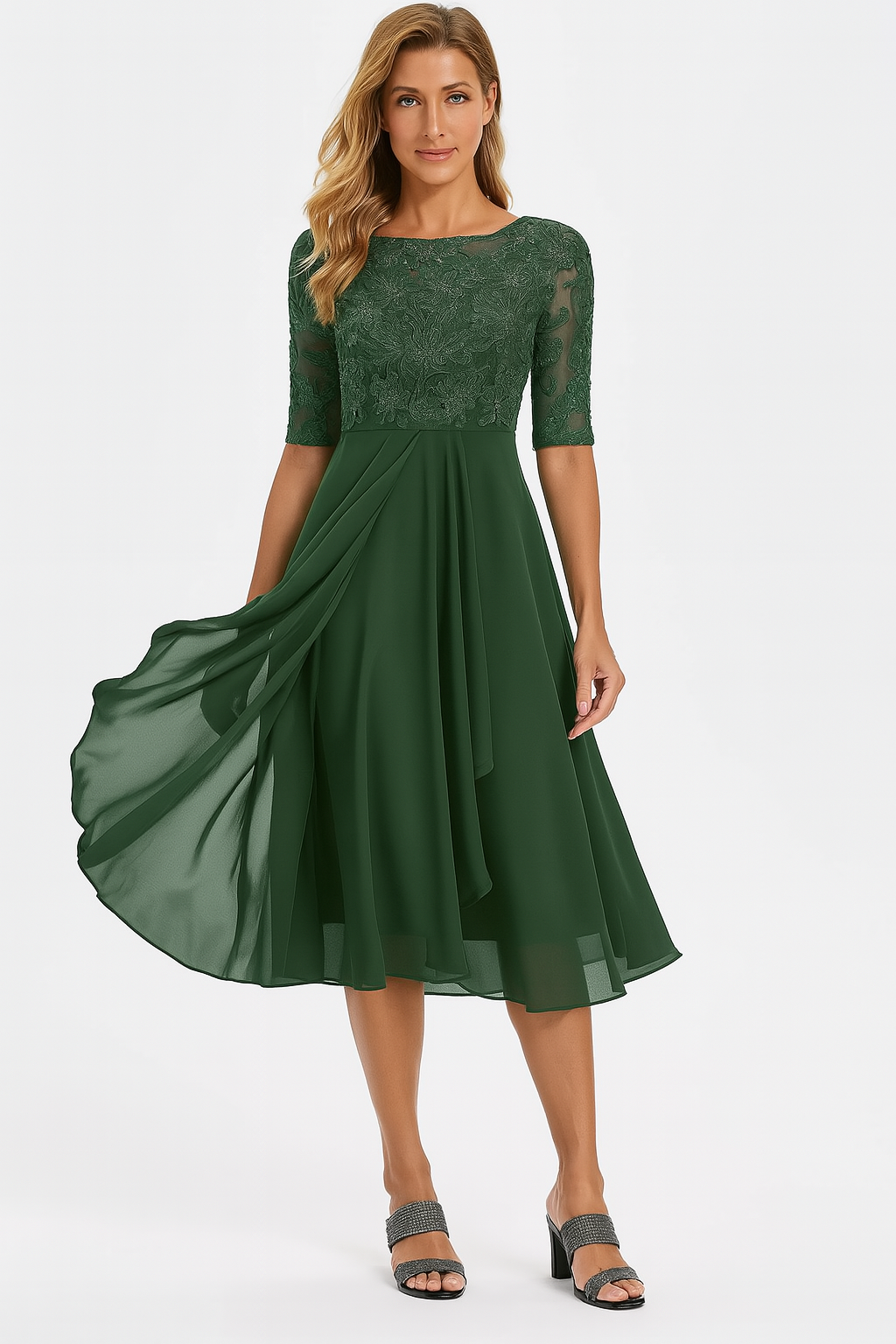Vera | Midi Flared A-Line Dress