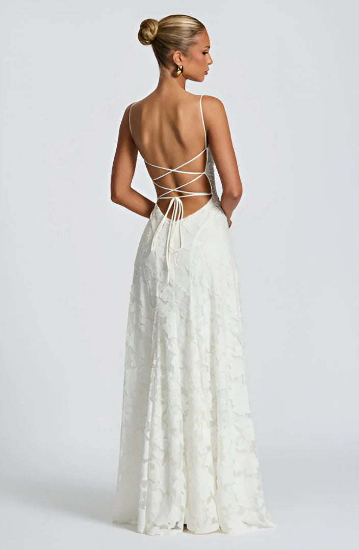 Edith | Maxi Floral Cowl Neck Dress