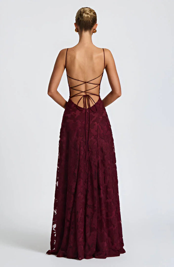 Edith | Maxi Floral Cowl Neck Dress