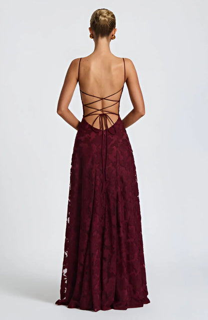 Edith | Maxi Floral Cowl Neck Dress