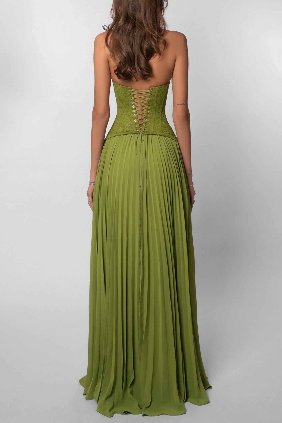 Imogen | Maxi Halterneck Corset Dress