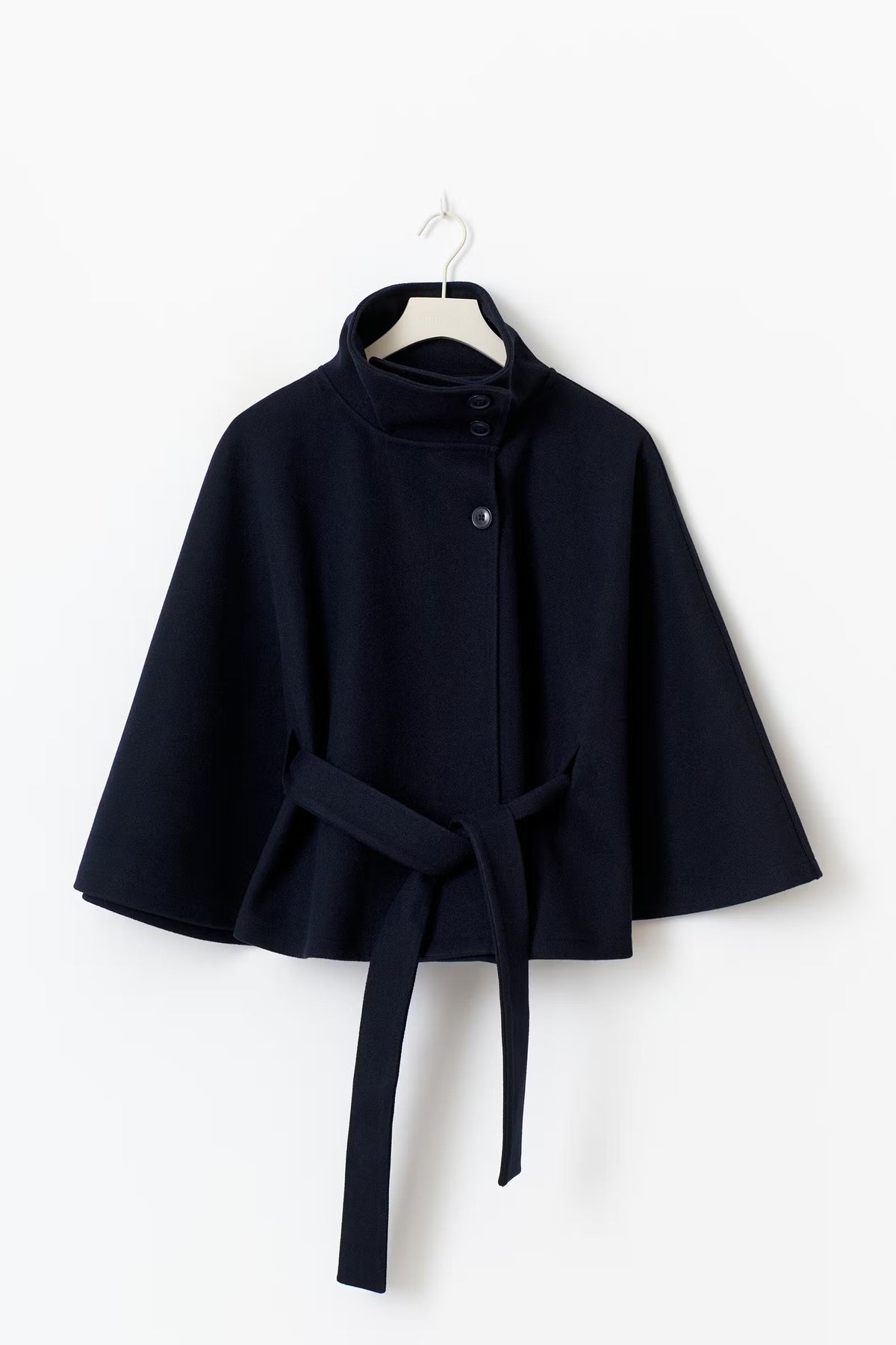 Elsie | High-Neck Belted Coat