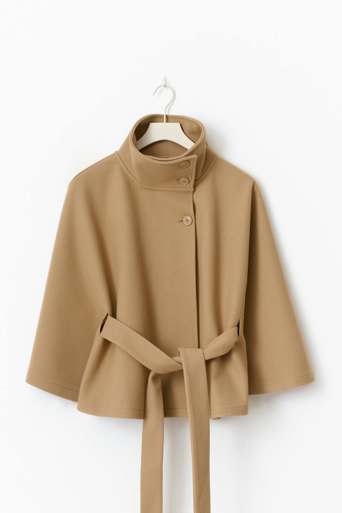 Elsie | High-Neck Belted Coat
