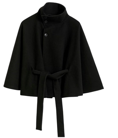 Elsie | High-Neck Belted Coat
