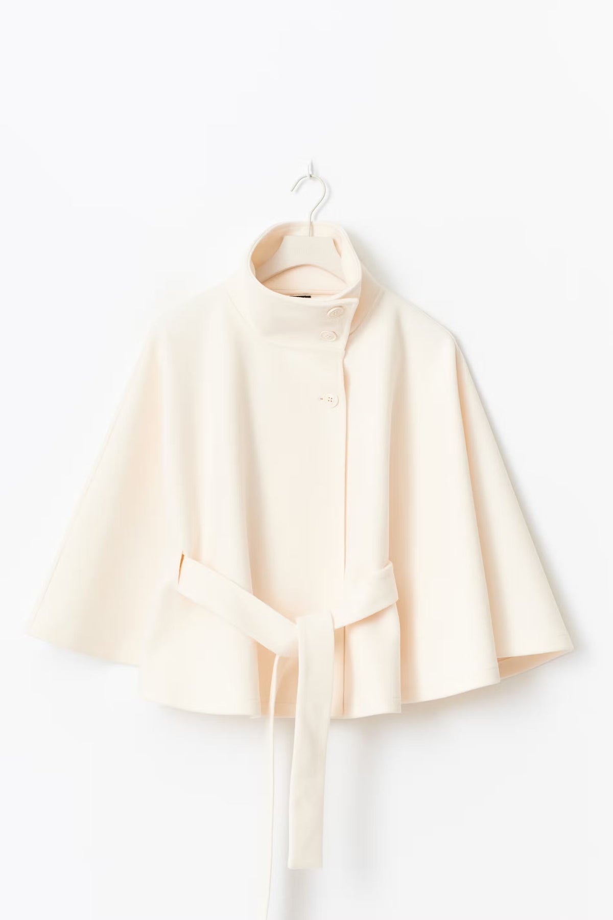 Elsie | High-Neck Belted Coat