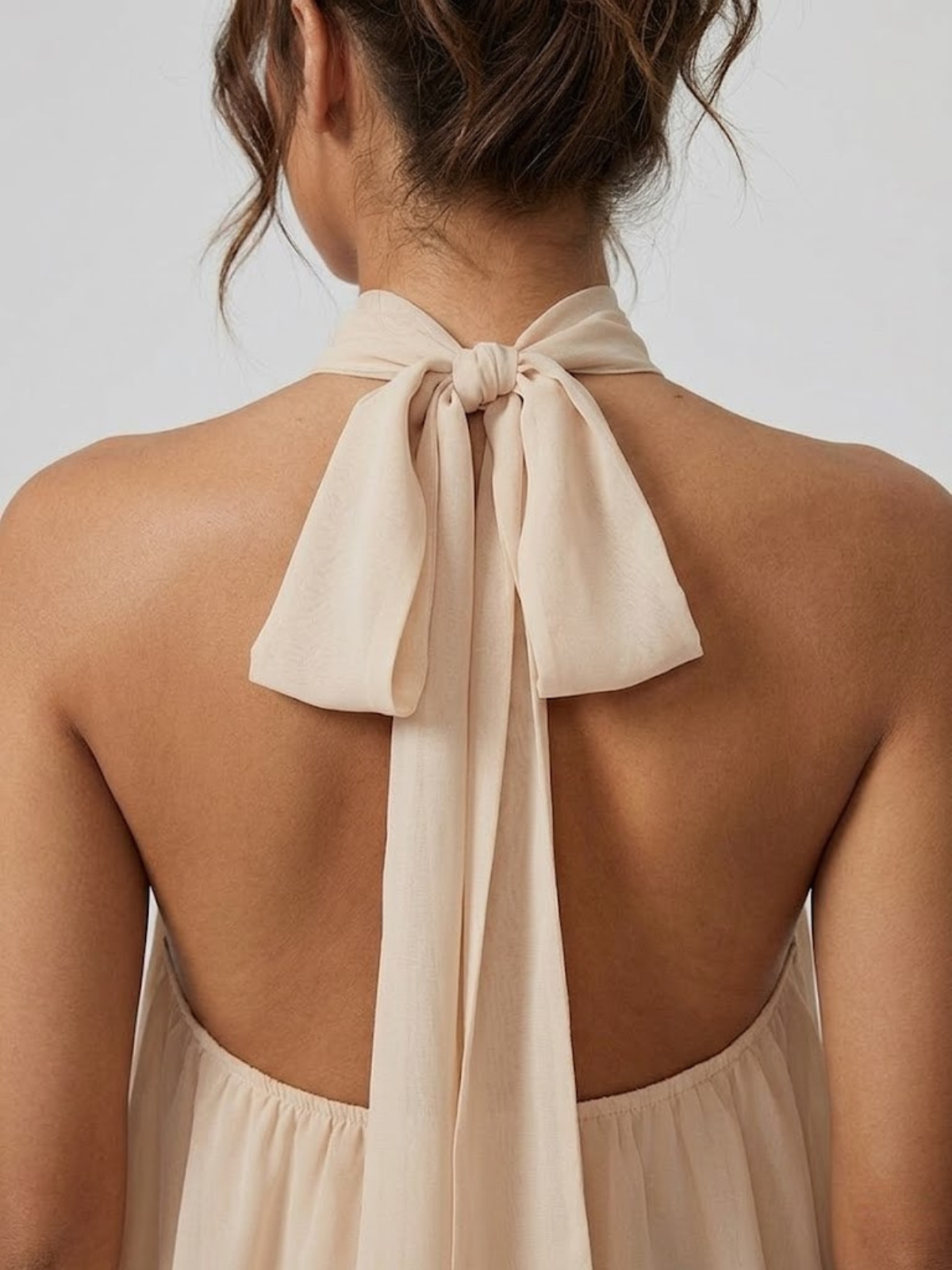 Gwendolyn | Mini High Neck Halter Dress