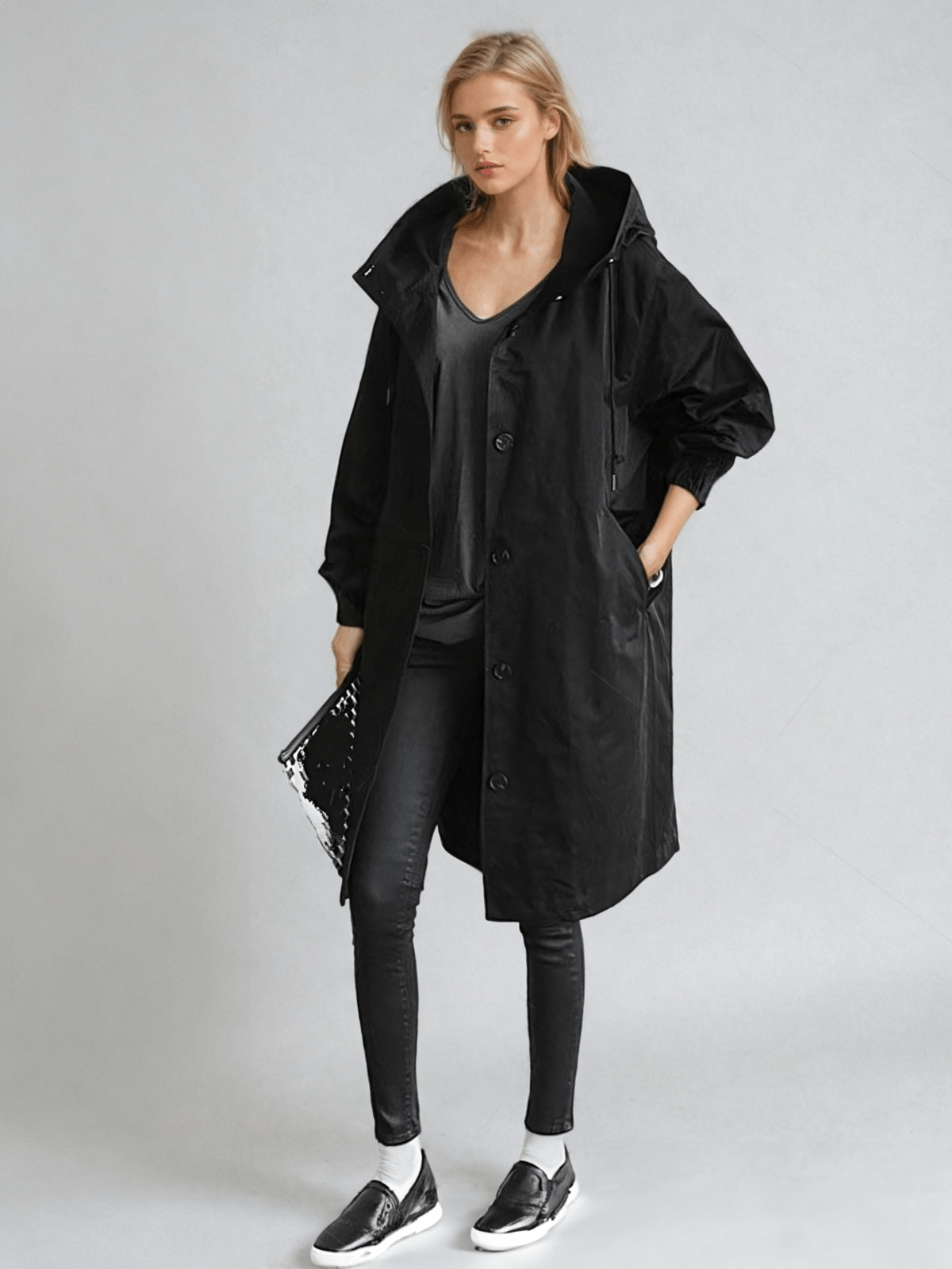 Mabel | Longline Hooded Relaxed Coat