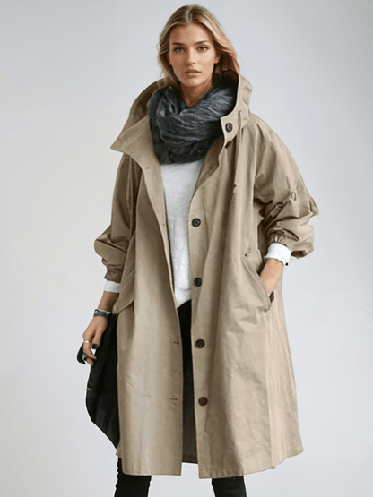 Mabel | Longline Hooded Relaxed Coat