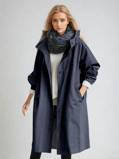Mabel | Longline Hooded Relaxed Coat