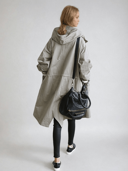 Mabel | Longline Hooded Relaxed Coat