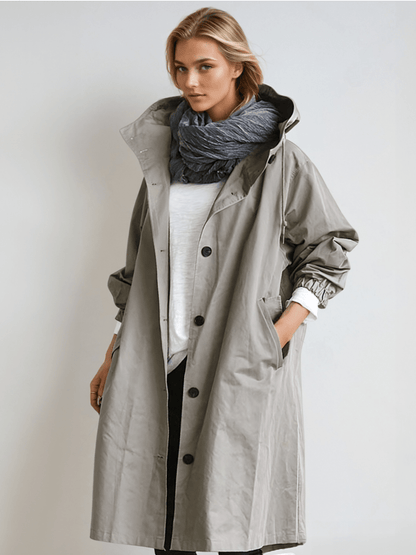 Mabel | Longline Hooded Relaxed Coat