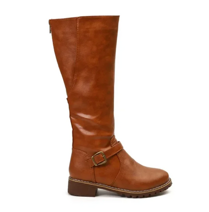 Women's Knee-High Buckle Boots | Riding