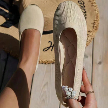 Clara | Slip On Round-Toe Flats