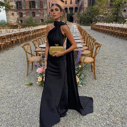 Josephine | Maxi One-Shoulder Draped Dress