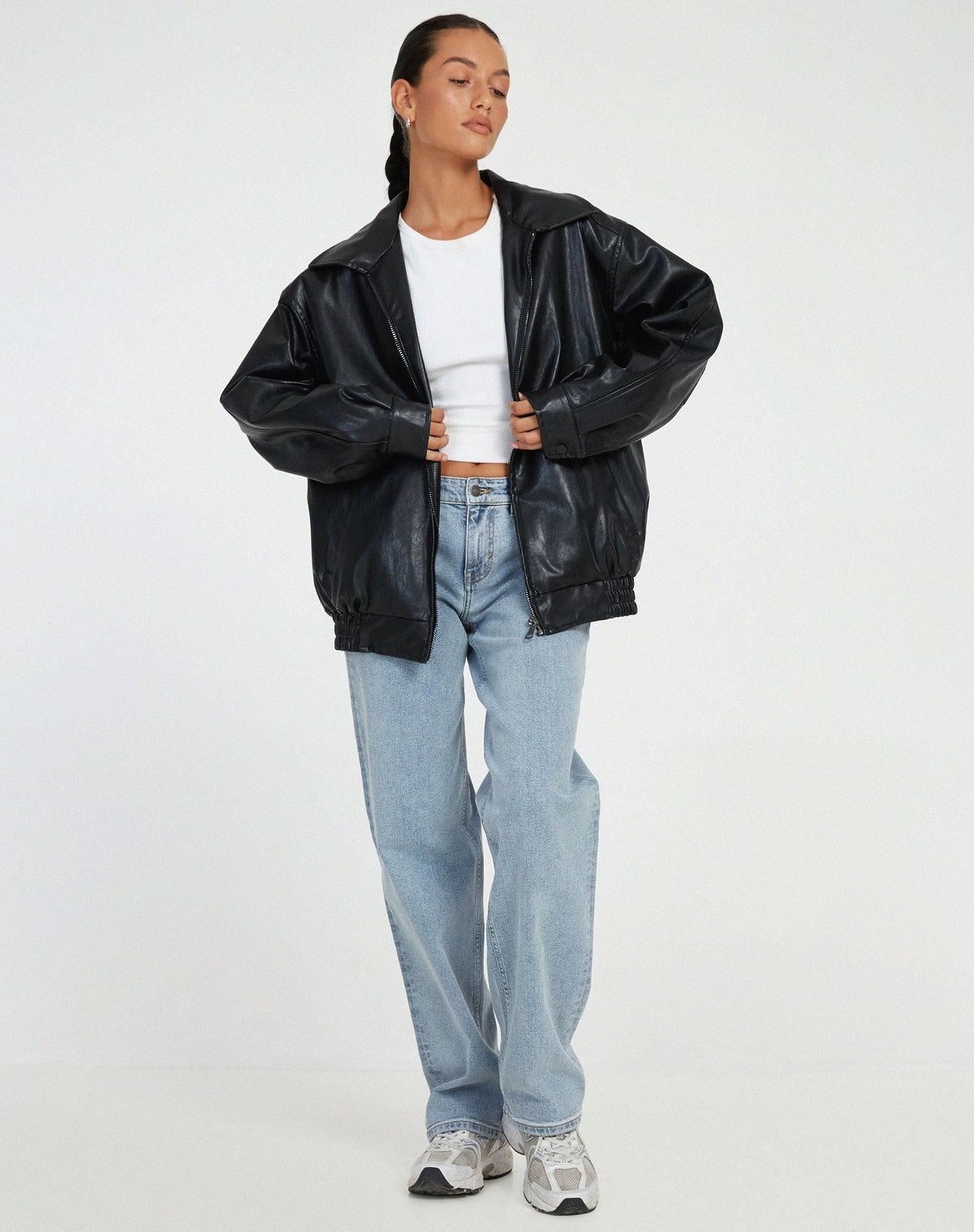 Cora | Oversized Zip Up Jacket