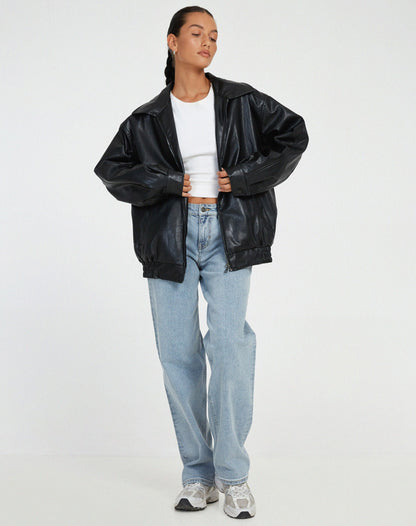 Cora | Oversized Zip Up Jacket