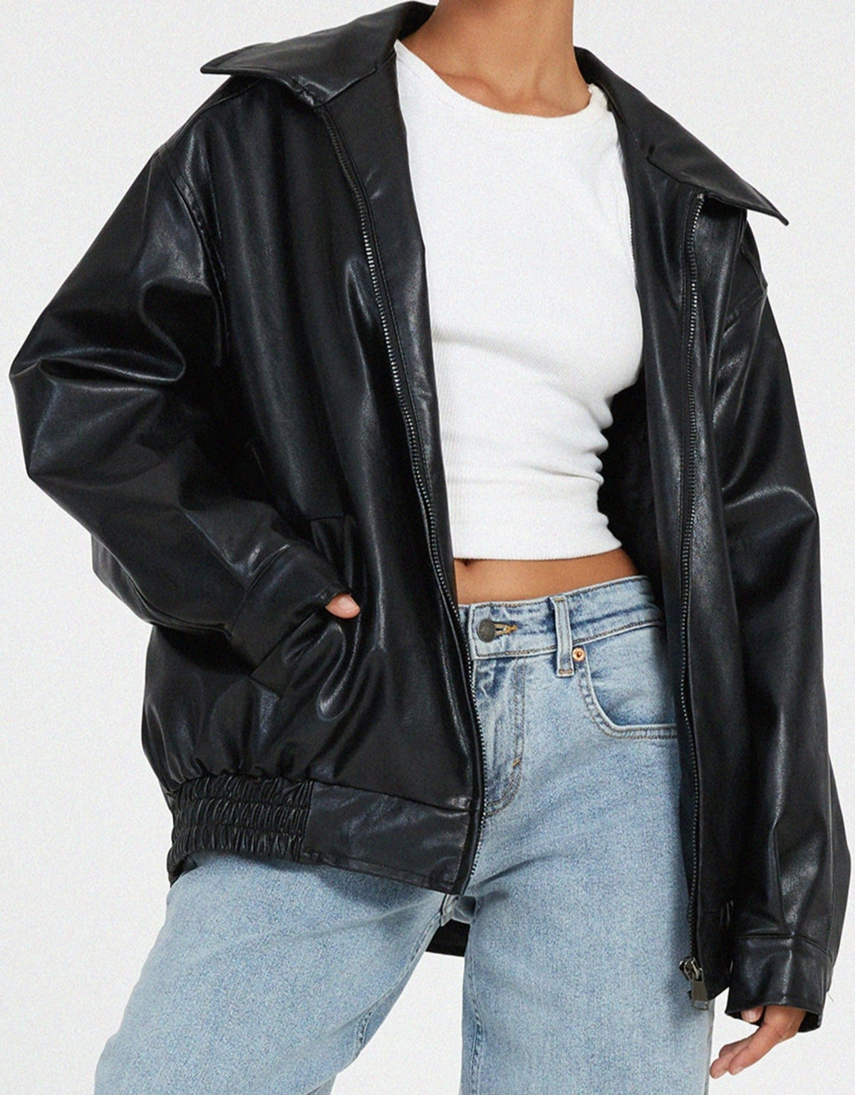 Cora | Oversized Zip Up Jacket