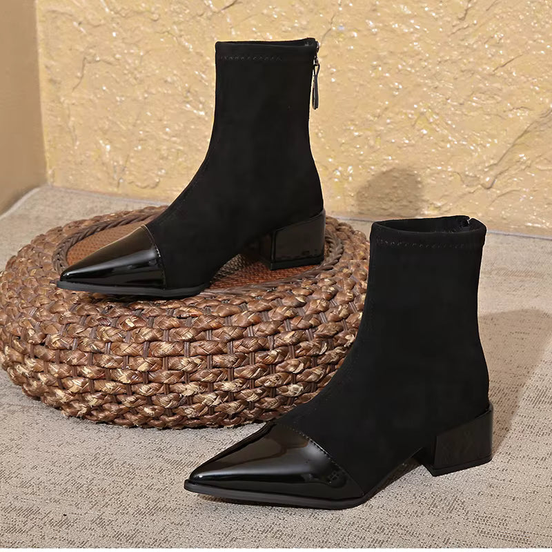 Clara | Pointed Toe Ankle Boots