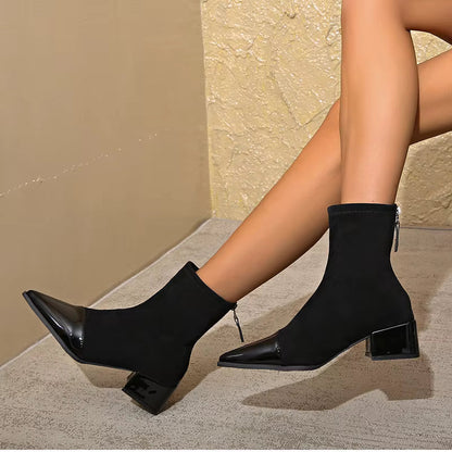 Clara | Pointed Toe Ankle Boots