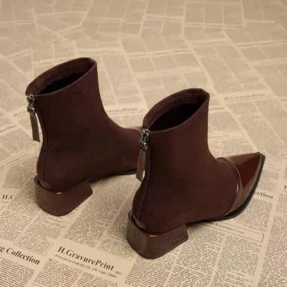 Clara | Pointed Toe Ankle Boots
