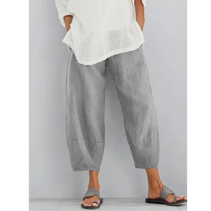 Etta | Cropped Relaxed Wide-Leg Trousers