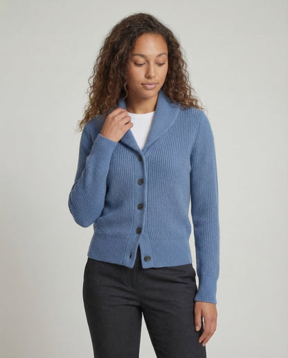 Women's Button-Front Cardigan | Shawl Collar