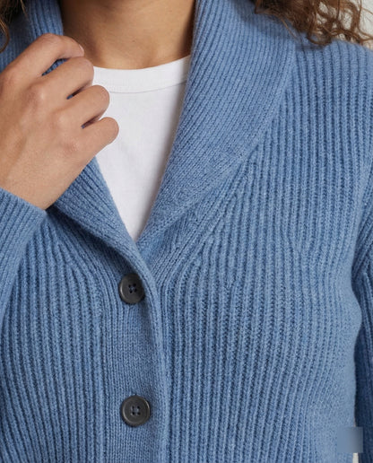 Women's Button-Front Cardigan | Shawl Collar