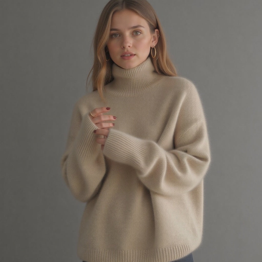 Thomasina | Roll Neck Oversized Jumper