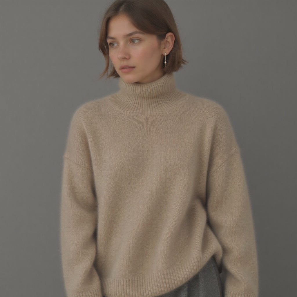 Thomasina | Roll Neck Oversized Jumper