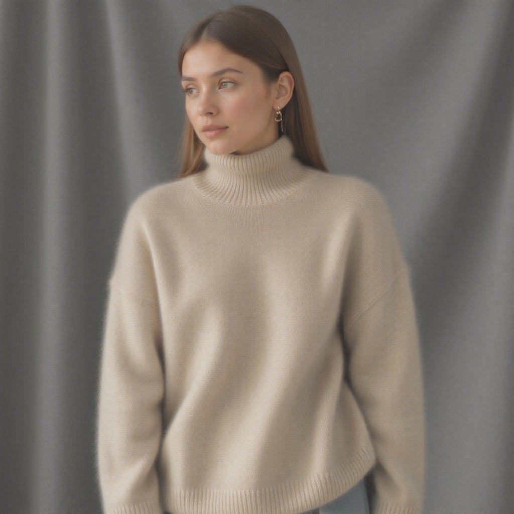 Thomasina | Roll Neck Oversized Jumper