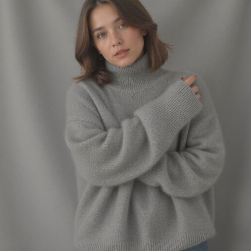 Thomasina | Roll Neck Oversized Jumper