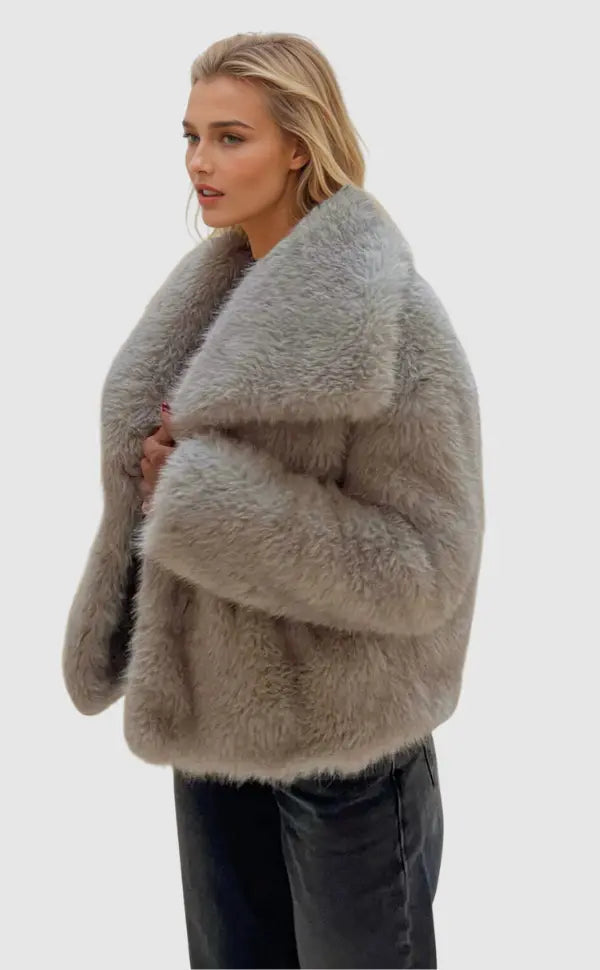 Ada | Cropped Shawl Collar Jacket