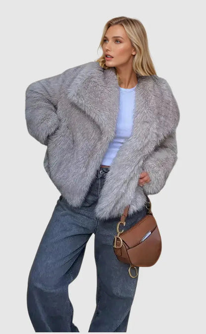 Ada | Cropped Shawl Collar Jacket