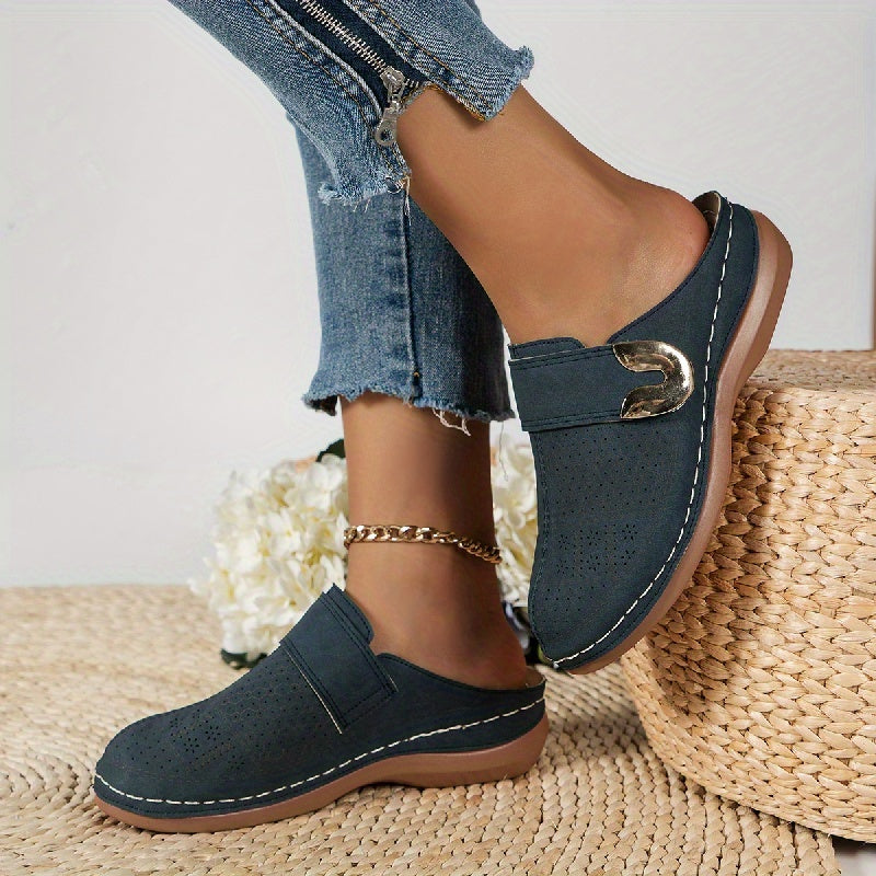 Women's Slip-On Comfort Sliders | Closed-Toe