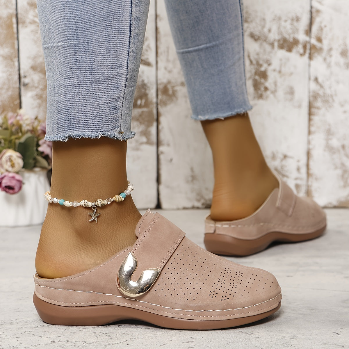 Women's Slip-On Comfort Sliders | Closed-Toe