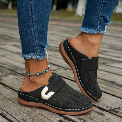Women's Slip-On Comfort Sliders | Closed-Toe