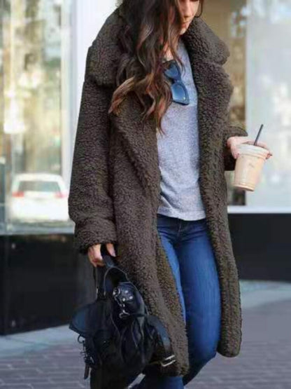 Women's Lapel Coat | Longline