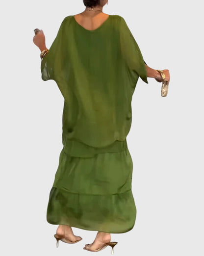 Lucinda | Maxi Tiered Layered Dress