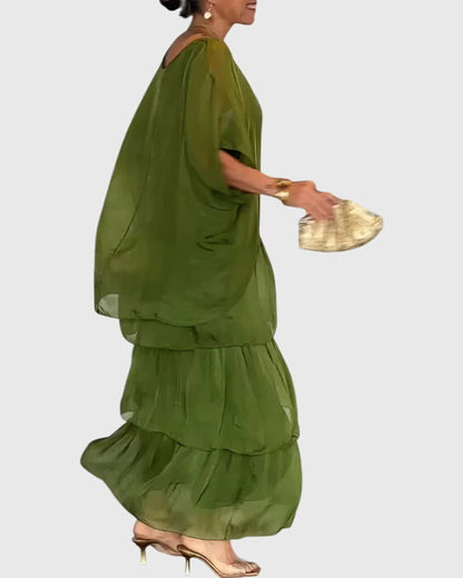 Lucinda | Maxi Tiered Layered Dress