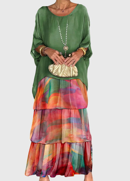 Lucinda | Maxi Tiered Layered Dress