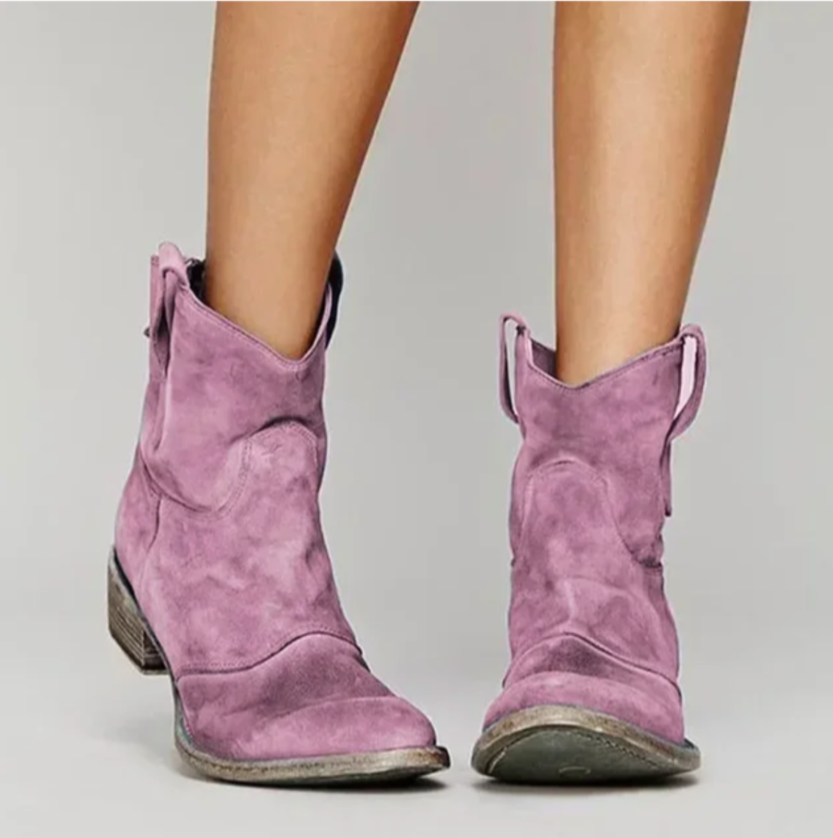 Stella | Western Ankle Boots