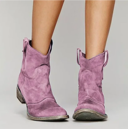Stella | Western Ankle Boots