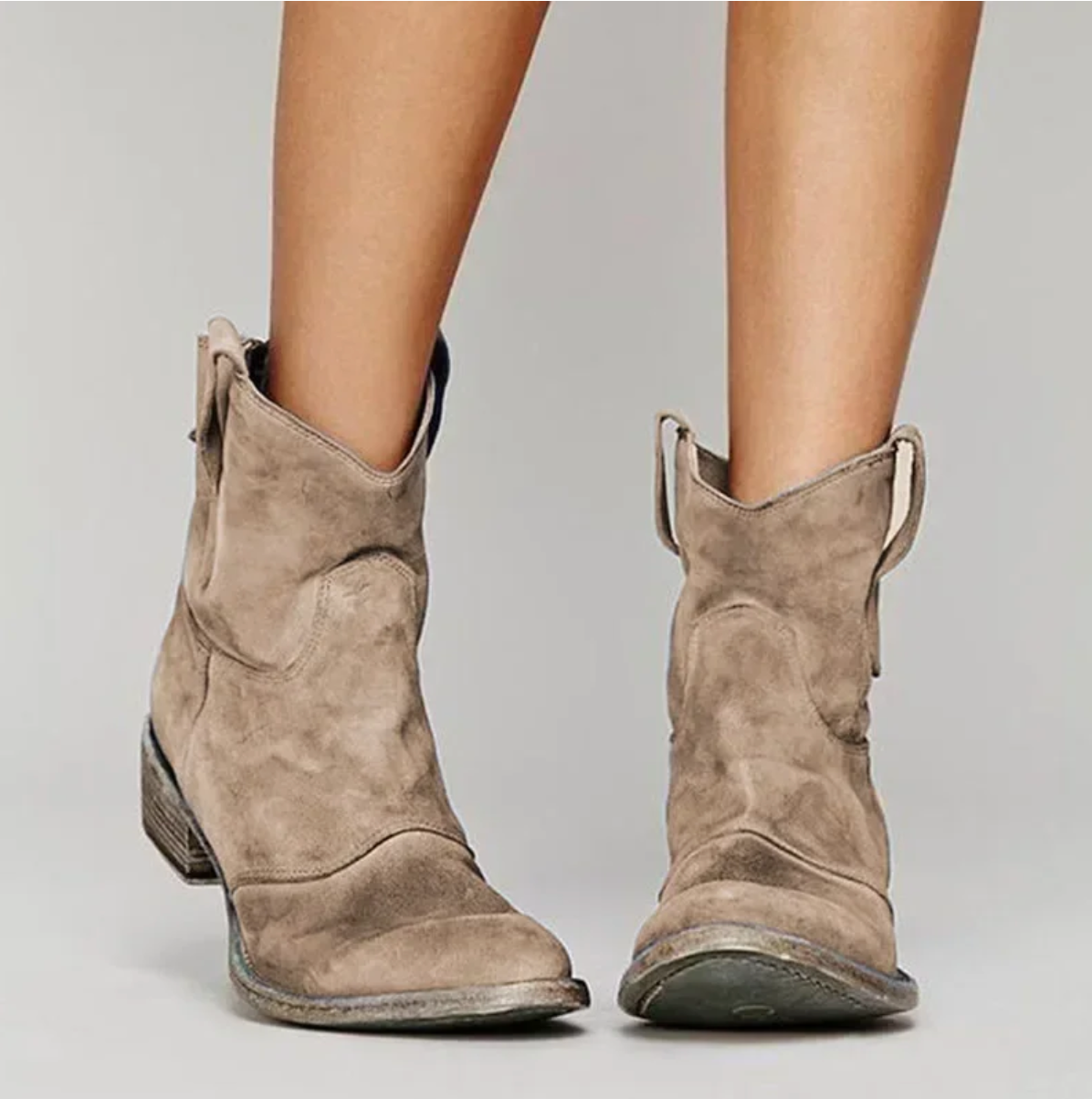 Stella | Western Ankle Boots