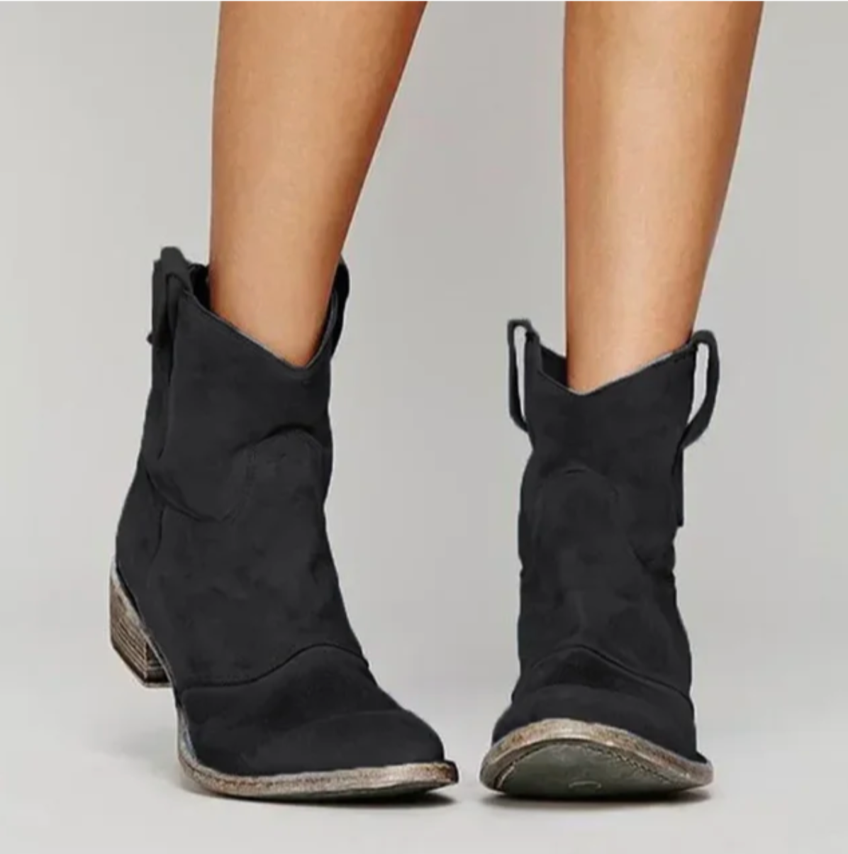 Stella | Western Ankle Boots