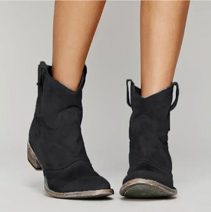 Stella | Western Ankle Boots