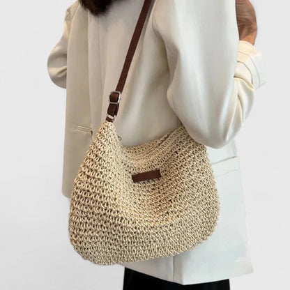 Women's Woven Shoulder Bag | Slouchy