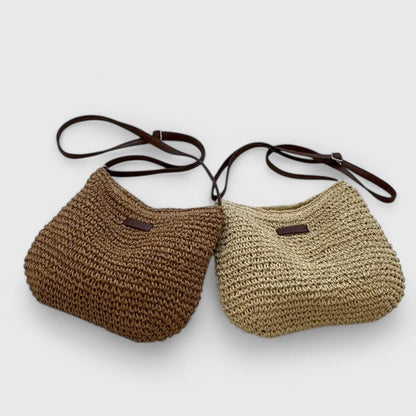 Women's Woven Shoulder Bag | Slouchy